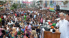 ঢাকার নয়াপল্টনে খালেদা জিয়ার মুক্তি এবং চিকিৎসার জন্য বিদেশে পাঠানোর দাবিতে, বিএনপির কেন্দ্রীয় কার্যালয়ের সামনে আয়োজিত সমাবেশে বক্তব্য রাখছেন বিএনপি মহাসচিব মির্জা ফখরুল ইসলাম আলমগীর। রবিবার, ২৪ সেপ্টেম্বর, ২০২৩। 