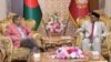 রাষ্ট্রপতি মো. সাহাবুদ্দিনের সঙ্গে প্রধান বিচারপতি হাসান ফয়েজ সিদ্দিকীর বিদায়ী সাক্ষাৎ।