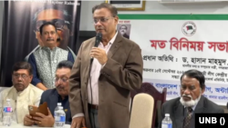 আওয়ামী লীগের যুগ্ম সাধারণ সম্পাদক ড. হাছান মাহমুদ। 