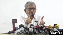 বাংলাদেশের সরকার বিরোধী রাজনৈতিক দল বাংলাদেশ জাতীয়তাবাদী দলের (বিএনপি) মহাসচিব মির্জা ফখরুল ইসলাম আলমগীর।