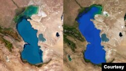  دریای خزر در حال «آب رفتن» است. تصویر از آرشیو