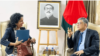 যুক্তরাষ্ট্রের দক্ষিণ ও মধ্য এশিয়া বিষয়ক ব্যুরোর আফরিন আখতারের সাথে বাংলাদেশের পররাষ্ট্র সচিব মাসুদ বিন মোমেন। ১৬ অক্টোবর, ২০২৩।