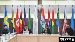 প্রোগ্রাম অ্যান্ড প্রজেক্ট ইমপ্লিমেন্টেশন ক্লাস্টারের প্রধান রেমেশ কুমার বাংলাদেশের গণমাধ্যম প্রতিনিধিদের সঙ্গে এক বৈঠকে। ১৭ অক্টোবর, ২০২৩।