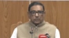 আওয়ামী লীগের সাধারণ সম্পাদক ও সেতুমন্ত্রী ওবায়দুল কাদের। ১৫ অক্টোবর, ২০২৩।