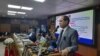 নির্বাচন ব্যবস্থাপনা বিষয়ক অনুষ্ঠানে বাংলাদেশের প্রধান নির্বাচন কমিশনার (সিইসি) কাজী হাবিবুল আউয়াল।