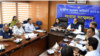 ‘মা ইলিশ সংরক্ষণ অভিযান ২০২৩’ বাস্তবায়ন উপলক্ষে আয়োজিত সংবাদ সম্মেলনে মৎস্য ও প্রাণীসম্পদমন্ত্রী শ ম রেজাউল করিম। ১১ অক্টোবর, ২০২৩।