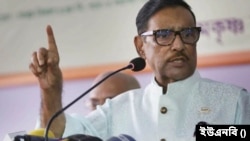 আওয়ামী লীগের সাধারণ সম্পাদক ওবায়দুল কাদের। ১৮ অক্টোবর, ২০২৩।