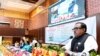 ঢাকায় বিশ্ব খাদ্য দিবস উপলক্ষে আয়োজিত এক অনুষ্ঠানে খাদ্যমন্ত্রী সাধন চন্দ্র মজুমদার। ১৬ অক্টোবর, ২০২৩।