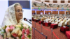 বঙ্গবন্ধু আন্তর্জাতিক সম্মেলন কেন্দ্রে আয়োজিত জাতীয় হিফজুল কুরআন প্রতিযোগিতার পুরস্কার বিতরণী অনুষ্ঠানে বক্তব্য রাখছেন শেখ হাসিনা। ১৩ আগস্ট, ২০২৩। 