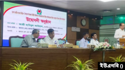 উপজেলা নির্বাচন কর্মকর্তাদের প্রশিক্ষণ কর্মশালার উদ্বোধনী অনুষ্ঠানে বাংলাদেশের প্রধান নির্বাচন কমিশনার (সিইসি) কাজী হাবিবুল আউয়াল।
