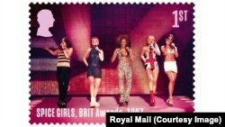 Spice Girls အဖွဲ့ဓါတ်ပုံနဲ့ ဗြိတိန်စာတိုက် တံဆိပ်ခေါင်း