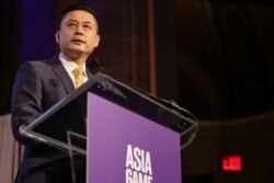 海航集团副董事长兼首席执行官谭向东在纽约发表讲话（2017年11月1日）