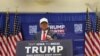 Former U.S. President and Republican presidential candidate Donald Trump campaigns, in Indianola