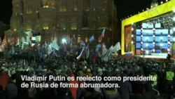 Putin celebra la victoria con mensaje de unidad