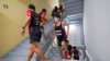 ภาพการแข่งขัน Stairclimbing World Championships ในโอซากา จาก ISF/Meeting 19 พ.ย. 2023 (ISF/MEETING via AP)