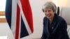 La primera ministra británica, Theresa May, participó en una reunión con el primer minsitro irlandés, Leo Varadkar, durante la cumbre de la Unión Europea en Bruselas el 28 de junio de 2018.