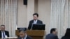 台湾外交部长吴釗燮4月11日在立法院外交和国防委员会接受质询 （美国之音杨明拍摄）