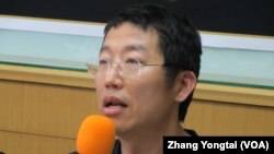 台湾守护民主平台代表 祝平次