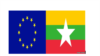  EU flag and Myanmar flag