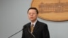 台湾大陆委员会主委王郁琦(美国之音 樊冬宁拍摄)