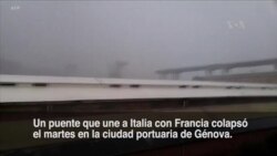 Al menos 20 muertos al caer puente en Italia