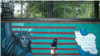  Un hombre pasa frente a un mural con imágenes anti estadounidenses en Teherán. Archivo. Nazanin Tabatabaee. 