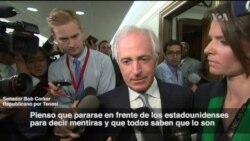 Senador Corker considera que Trump falta a la verdad