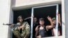 Combatientes del Ejército Sirio Libre en Jarablus, Siria, Aug. 31, 2016. El gobierno de Donald Trump ha decidido poner fin a un programa encubierto de la CIA para entrenar grupos rebeldes que luchan contra el gobierno de Damasco.