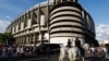 Le stade du Real Madrid transformé en entrepôt de matériel médical