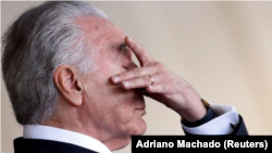 En la foto de archivo, el presidente brasileño Michel Temer durante una sesión de trabajo en el Mercosur, en Brasilia, 21 de diciembre de 2017.